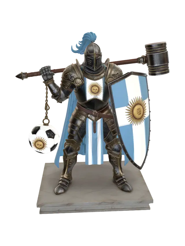 3D model for Argentine Sun Knight