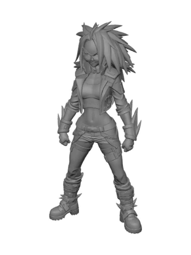 3D model for Spiked Rebel Warrior