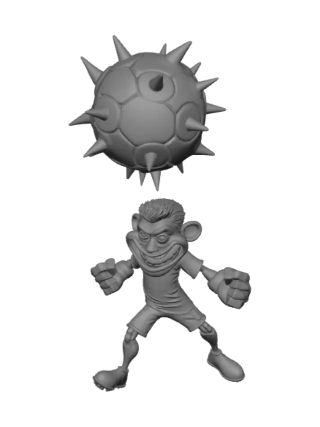 3D model for Spiked Orb and the Striker