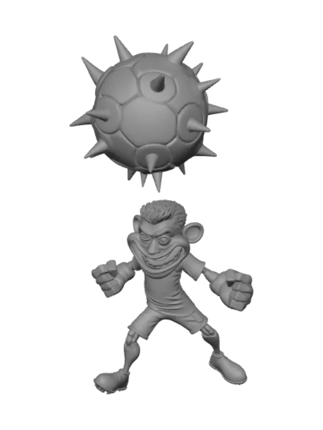3D model for Spiked Orb and the Striker