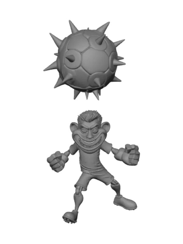 3D model for Spiked Orb and the Striker