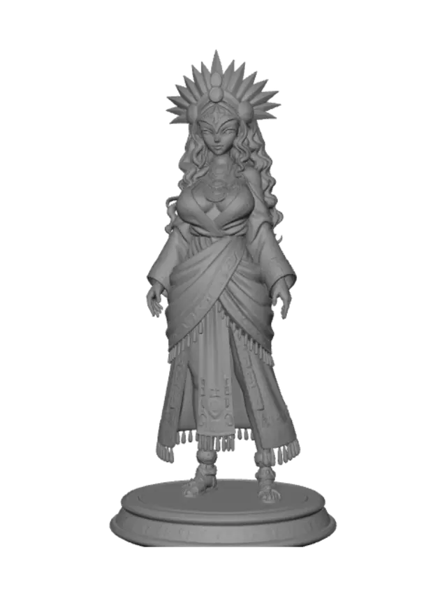 3D model for Feathered Sun Empress