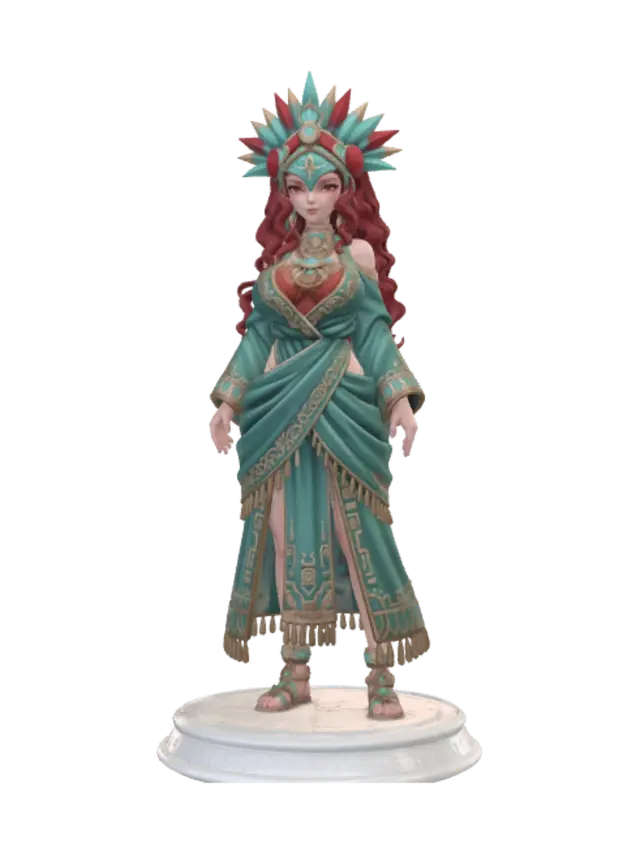 3D model for Feathered Sun Empress