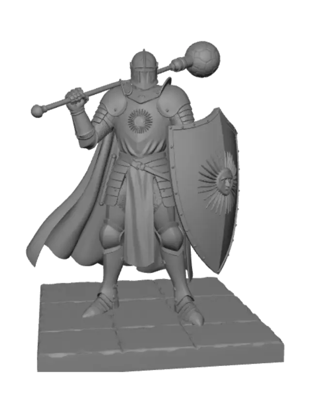 3D model for Argentine Sun Knight