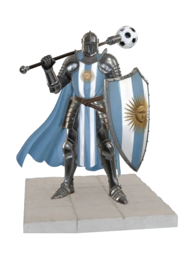 3D model for Argentine Sun Knight