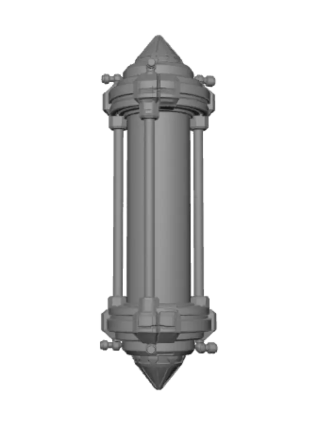 3D model for Azure Crystal Vessel