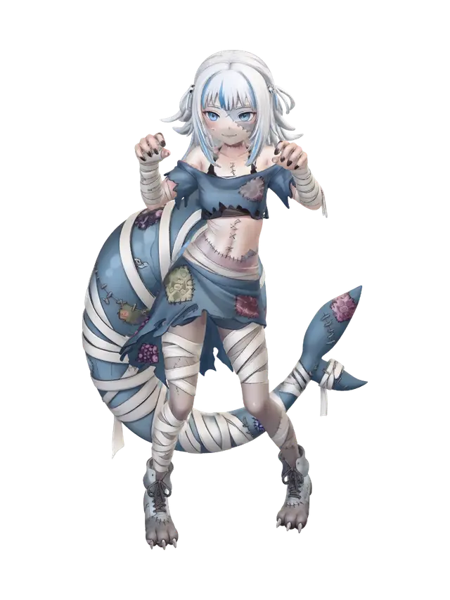 3D model for Patchwork Mermaid