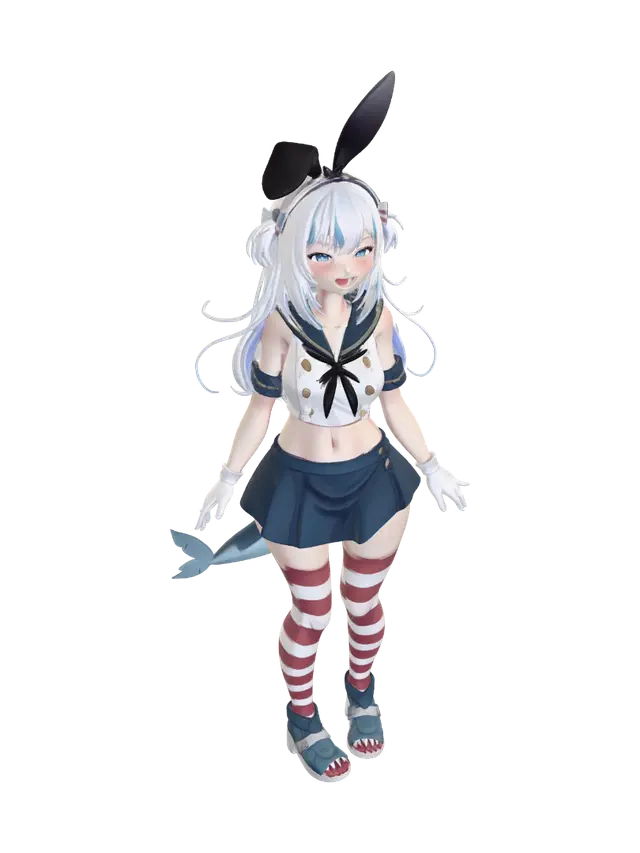 3D model for Bunny-Eared Sailor