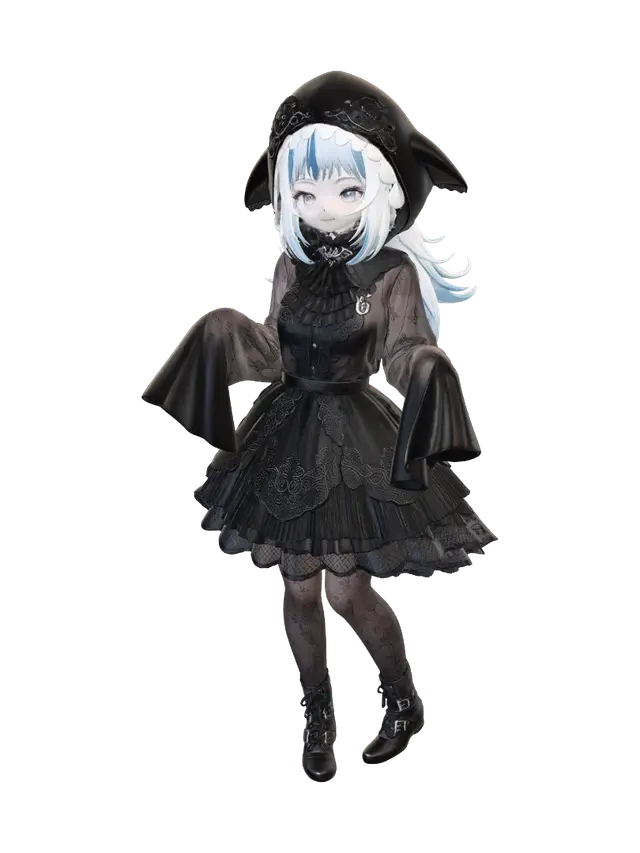 3D model for Midnight Lace