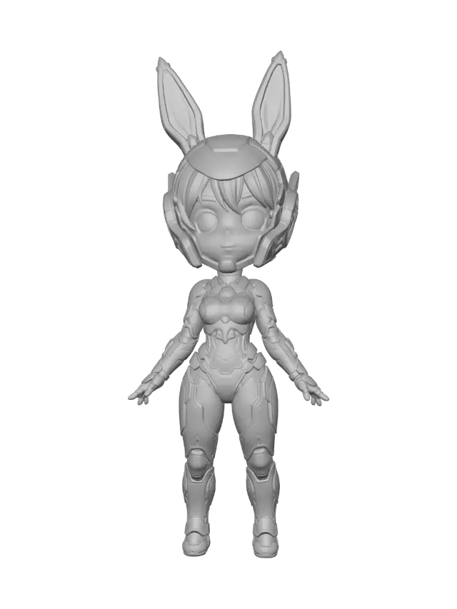 3D model for Violet Bunny Sentinel