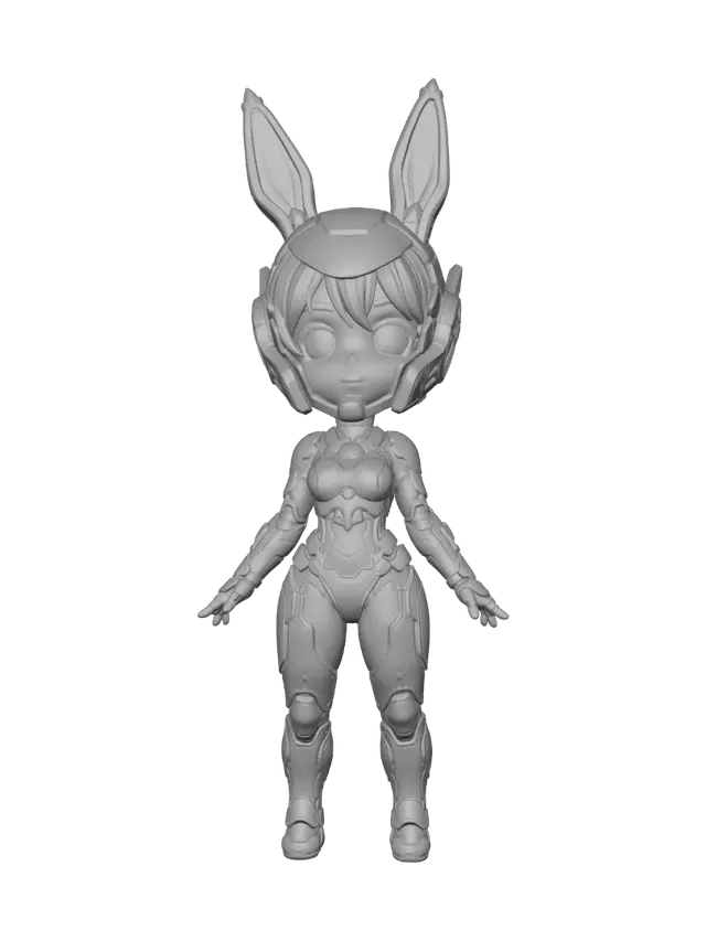 3D model for Violet Bunny Sentinel
