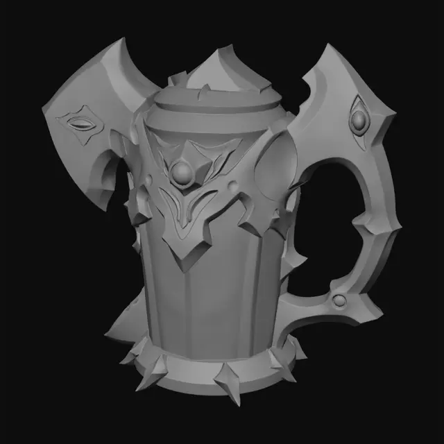3D model for Chromatic Waraxe