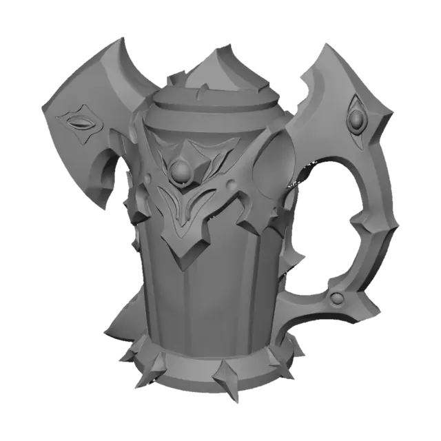 3D model for Chromatic Waraxe