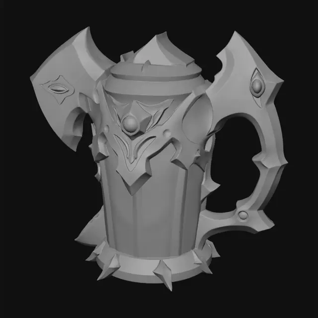 3D model for Chromatic Waraxe