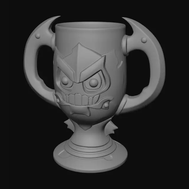 3D model for Crimson Skull Goblet