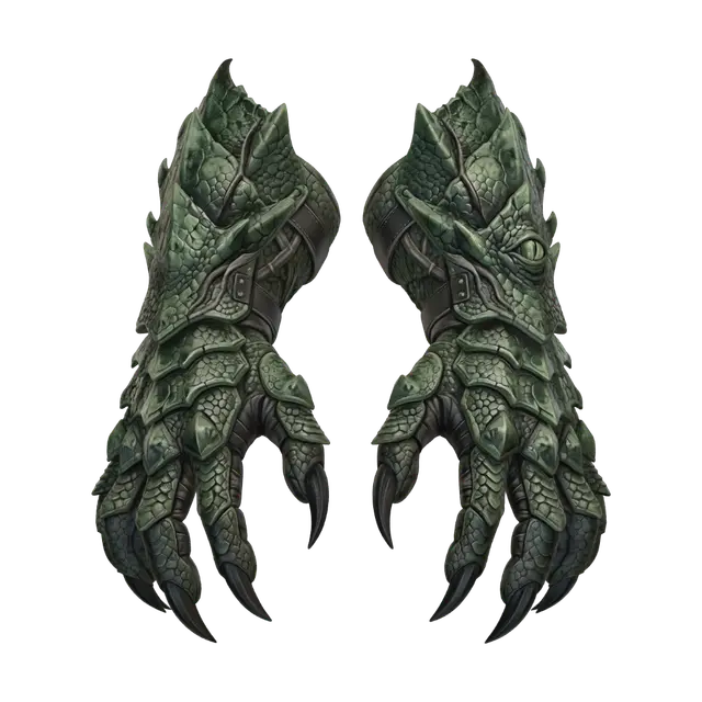3D model for Dragon Claw Gauntlets