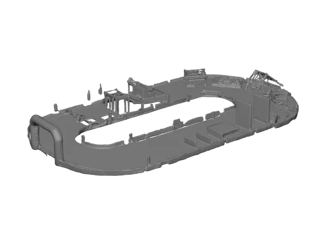 3D model for Circular Obstacle Course