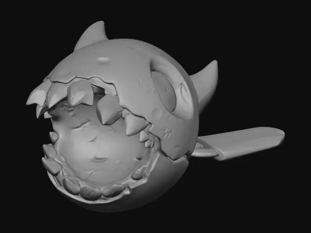 3D model for Crimson Maw Orb