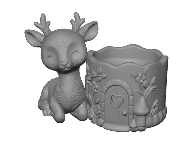 3D model for Fawn by the Heart Door