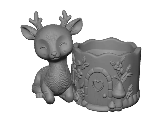 3D model for Fawn by the Heart Door