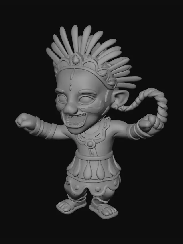 3D model for Carnival Monkey