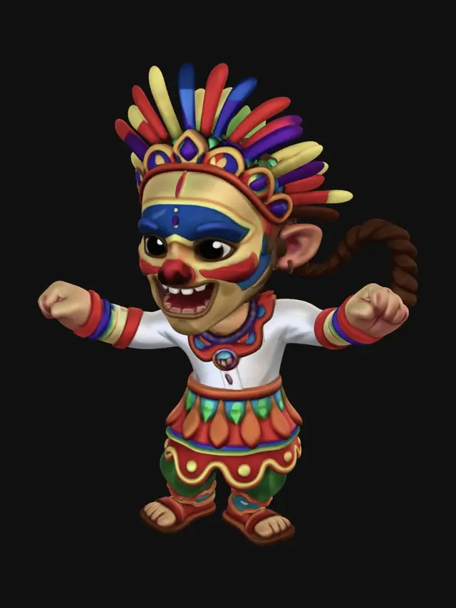 3D model for Carnival Monkey