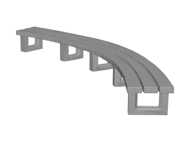 3D model for Graffiti Curve Bridge