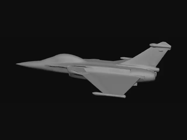 3D model for Stealth Jet Blueprint