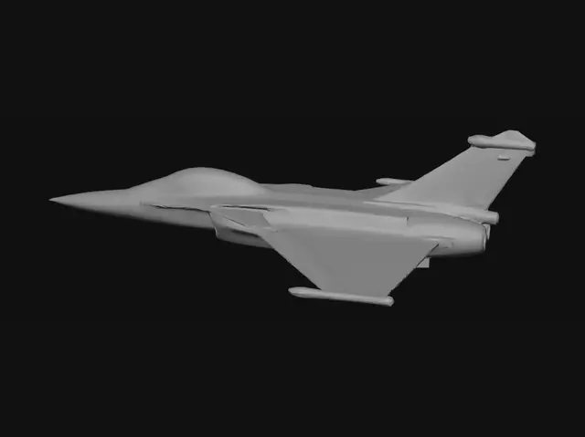 3D model for Stealth Jet Blueprint