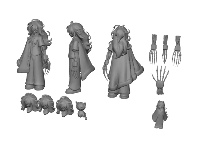 3D model for Clockwork Maiden