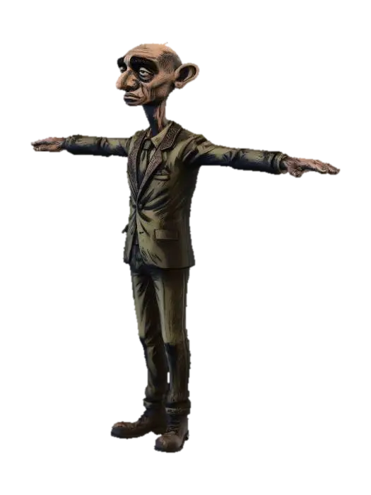 Shift Sleeper-3D-modell, genererad av AI