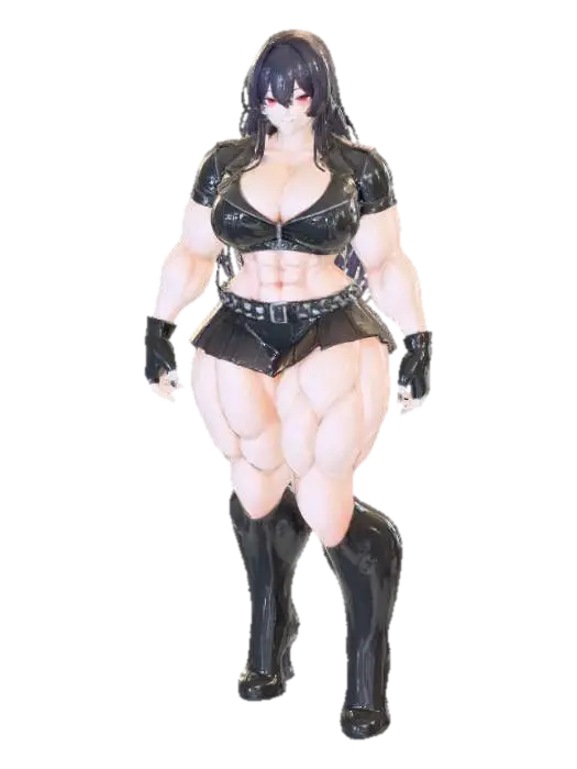 Aurora - Lightskin 3D model, vytvořený pomocí AI