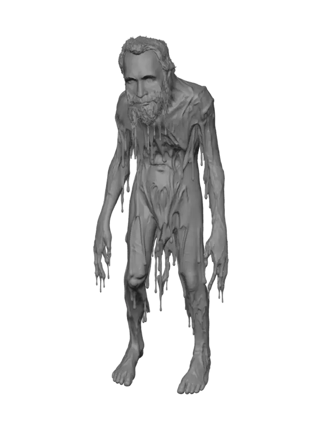 3D model for Melted Man