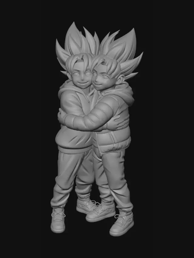 3D model for Dragon Ball Ultra Instinct Duo