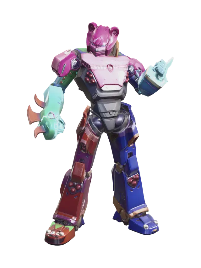 3D model for Mecha Team Leader