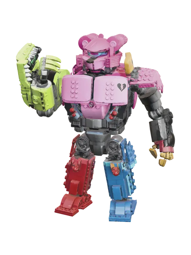 3D model for Ornate Mecha Team Leader