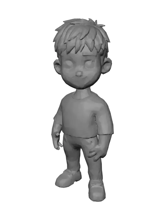 3D model for Cartoon Smile