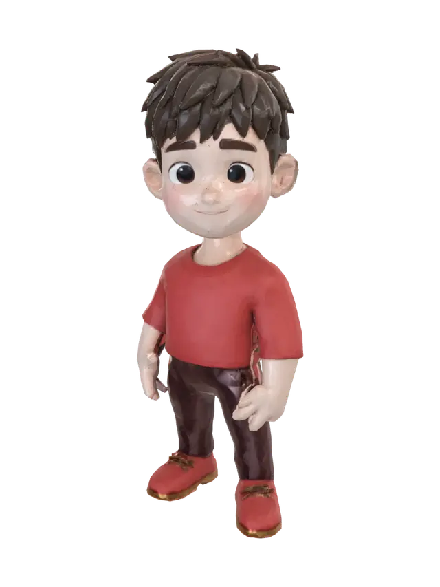 3D model for Cartoon Smile