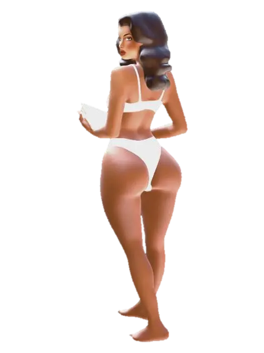 Silhouette in the Magazine Aisle, #EasterEgg2026# 3D model, vytvořený pomocí AI