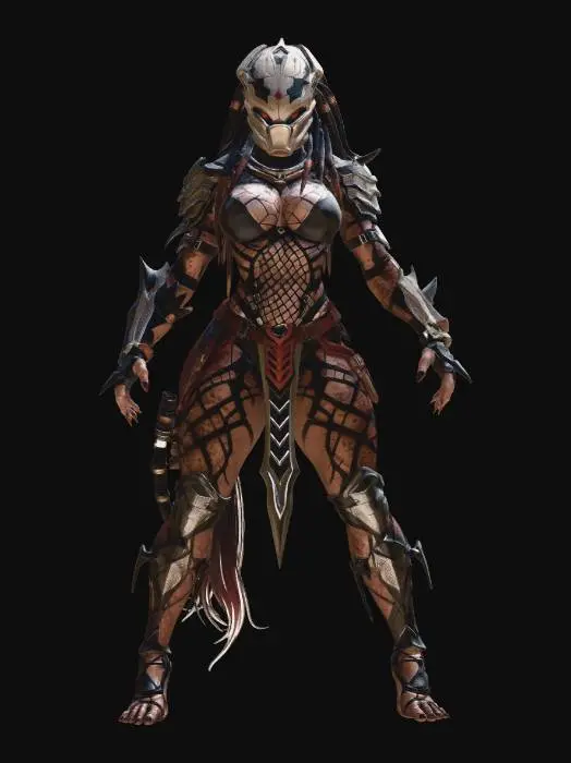 3D model for Dreadmask Huntress