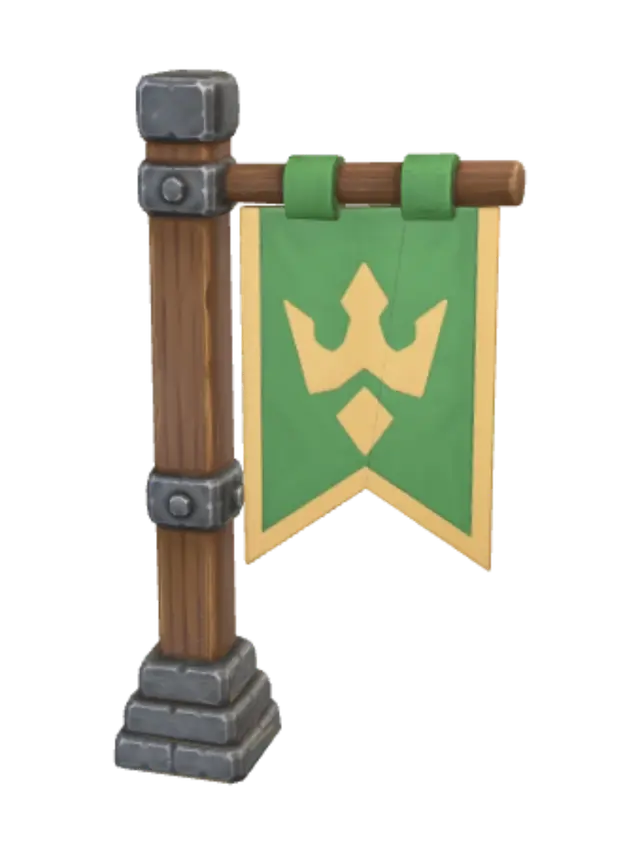 3D model for Emerald Banner of the Crown