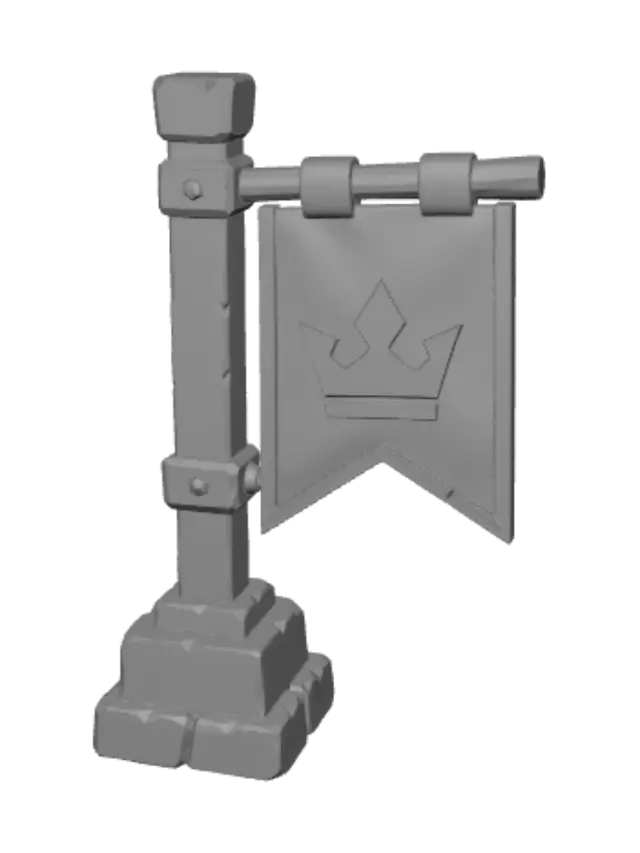 3D model for Royal Banner