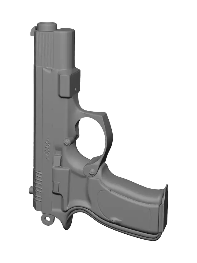 3D model for Hand Holding Gun