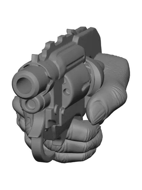 3D model for Fantasy Hand Holding Gun