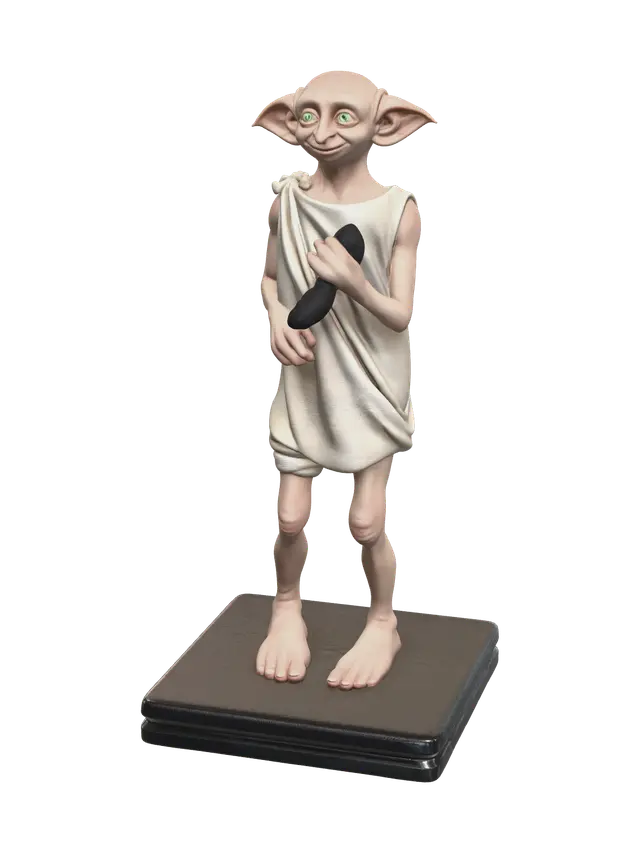 Weathered Houseelf - Cosy 3D model, vytvořený pomocí AI