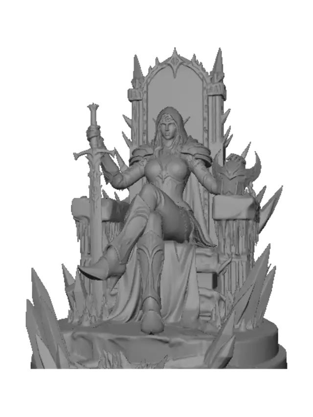 3D model for Empress of the Frozen Throne
