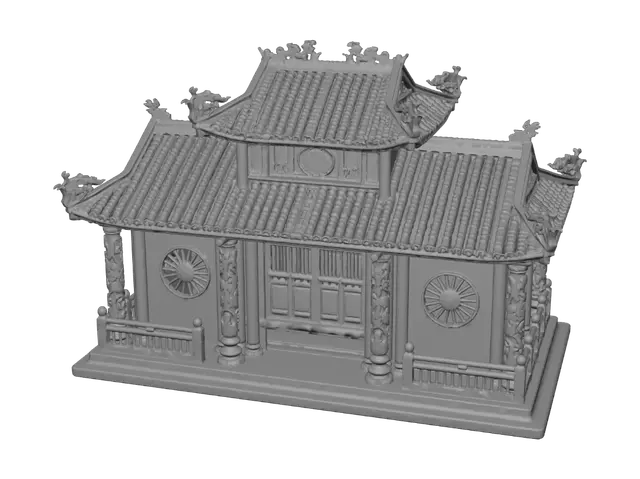 3D model for Red Dragon Temple