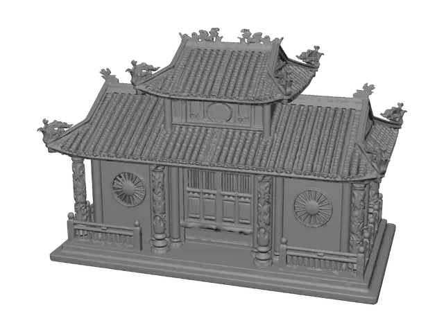 3D model for Red Dragon Temple