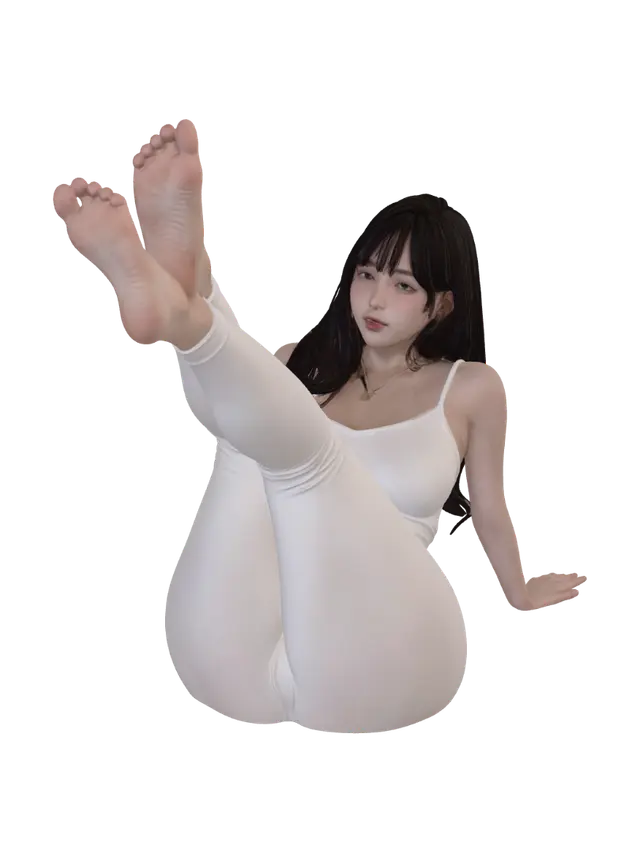 3D model for White Serenity on the Bed