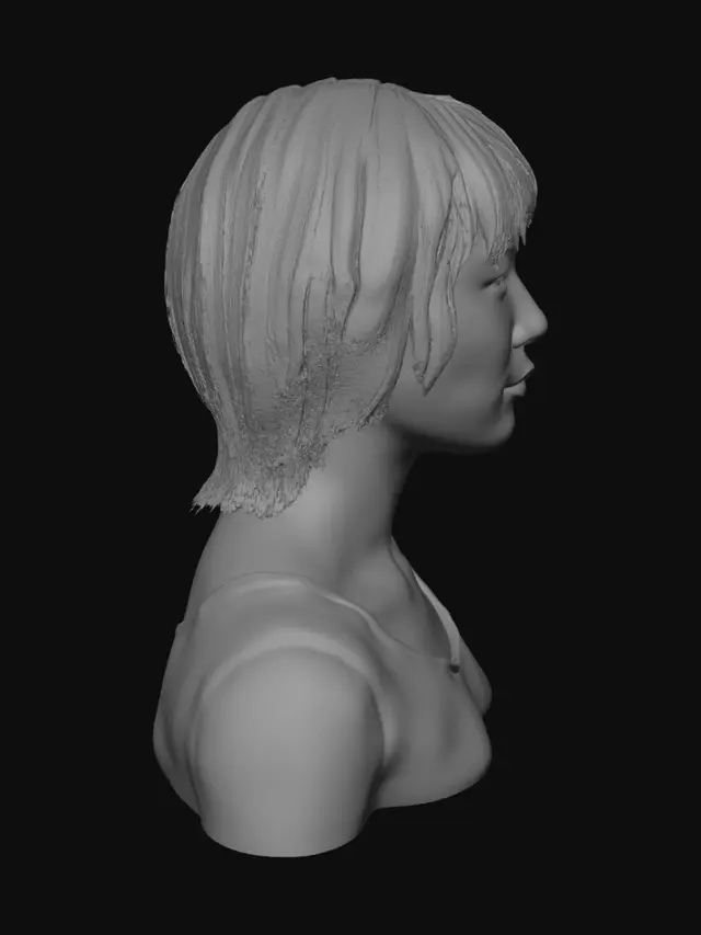 3D model for Serene Portrait